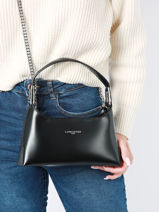 Cross Body Tas Suave Ace Leder Lancaster Zwart suave ace 30-vue-porte