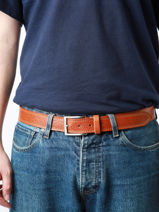 Riem Petit prix cuir Bruin belt 35-vue-porte