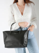 Handtas Maya Lancaster Rood maya 19-vue-porte