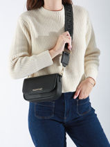 Cross Body Tas Miramar Valentino Zwart miramar VBS7UE02-vue-porte