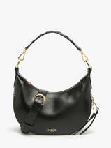 Cross Body Tas Origami Leder Lancel Zwart origami A13313