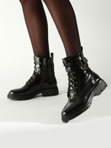 Enkellaarsjes Tamaris Zwart women 41-vue-porte