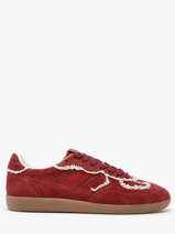 Sneakers Tb.490 Crochet Burgundy Uit Leder Alohas Rood accessoires 10082303