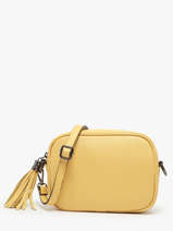 Cross Body Tas Caviar Leder Milano Geel caviar CA2006N