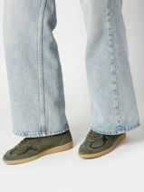 Sneakers Tb.490 Rife Dusty Olive Uit Leder Alohas Groen accessoires 10047102-vue-porte