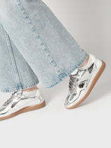 Sneakers Tb.490 Rife Shimmer Silver Uit Leder Alohas Zilver accessoires 10054402-vue-porte