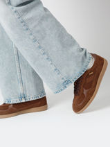 Sneakers Tb.490 Rife Chocolat Uit Leder Alohas Bruin accessoires 10047105-vue-porte