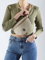Belt Bag Tessa Gevlochten Laurent david Goud ld bags 8-vue-porte