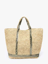 Handtas Cabas Raphia Leder Vanessa bruno Groen cabas raphia 30V40413