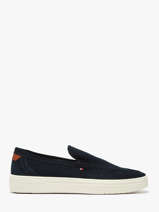 Mocassins Uit Leder Tommy hilfiger Blauw men 5354DW5