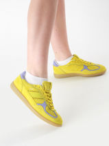 Sneakers Tb.490 Rife Uit Leder Alohas Geel accessoires 10047108-vue-porte