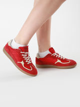 Sneakers Tb.490 Rife Uit Leder Alohas Rood accessoires 10071001-vue-porte