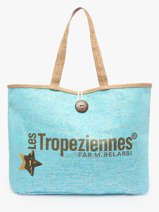Schoudertas Panama Papier Les tropeziennes Groen panama TZ01