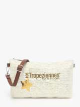 Cross Body Tas Panama Papier Les tropeziennes Wit panama TZ02