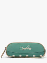 Pennenzak Kinderen 2 Compartimenten Cameleon Groen vintage fantasy TROU