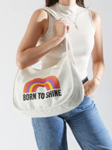 Schoudertas Ibiza Virginie darling Wit ibiza IBIFBMEB-vue-porte