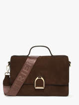 Cross Body Tas Altesse Suede Etrier Bruin altesse suede EASU048M