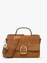 Cross Body Tas Altesse Suede Etrier Bruin altesse suede EASU048S