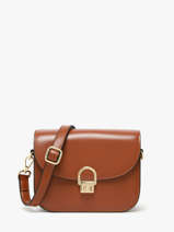 Cross Body Tas M Altair Leder Etrier Bruin altair EALA081M