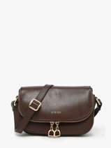 Cross Body Tas S Tradition Leder Etrier Bruin tradition ETRA059S