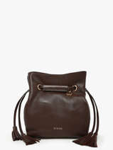 Bucket Bag S Tradition Leder Etrier Bruin tradition ETRA004S