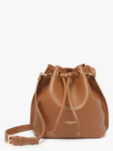 Cross Body Tas Alba Double Leder Lancaster Bruin alba double 81