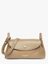 Cross Body Tas Accordeon Double Leder Lancaster Beige accordeon double 88