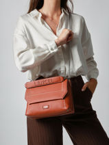 Cross Body Tas Ninon Leder Lancel Rood ninon A13782-vue-porte