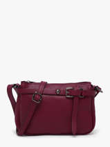 Cross Body Tas Caviar Leder Milano Violet caviar G1421N