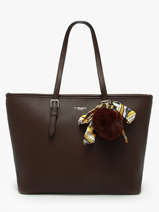 Schoudertas A4 Formaat Grained Miniprix Bruin grained 1