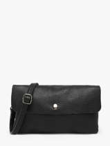 Cross Body Tas Caviar Leder Milano Zwart caviar CA23067