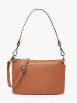 Cross Body Tas Caviar Leder Milano Bruin caviar CA25066