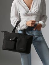 Handtassen Basic Pocket Lancaster Zwart basic pocket 93-vue-porte