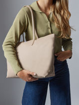 Schoudertas L.12.12 Concept Lacoste Beige l.12.12 concept NF1888PK-vue-porte