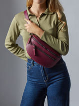 Heuptasje Caviar Leder Milano Violet caviar CA23111-vue-porte