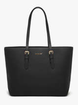 Schoudertas A4 Formaat Saffiano David jones Zwart saffiano 3