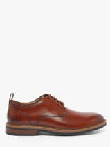 Derby Veterschoenen Uit Leder Clarks Bruin men 26183252