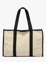 Schoudertas A4 Formaat Jute Hindbag Beige jute JU
