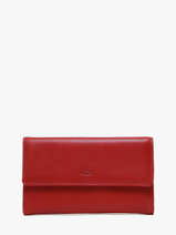 Portemonnee Leder Katana Rood marina 753080