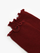 Sokken Pieces Rood girl 17149458-vue-porte