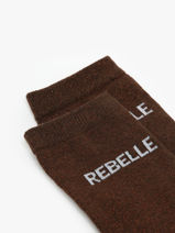 Damessokken T�tue Long Glitter Pieces Bruin girl 17162499-vue-porte