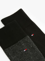Herensokken 2 Paar Tommy hilfiger Zwart socks 71236313-vue-porte