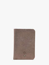 Paspoorthouder Vintage Leder Mila louise Bruin vintage 3364X