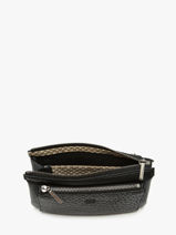 Portemonnee Leder Mila louise Zwart vintage 3802EC-vue-porte