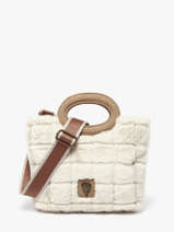 Schoudertas Quadri Le voyage en panier Beige quadri AHP271