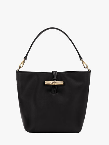Longchamp Le roseau sleek Schoudertas Zwart