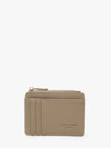 Portemonnee Met Kaarthouder David jones Beige saffiano 1