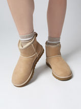 Classic Mini Ii Laarzen Uit Leder Ugg Beige women 1016222-vue-porte