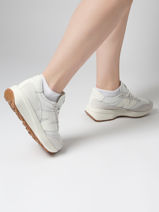 Sneakers Uit Leder New balance Wit boy U370SG-vue-porte