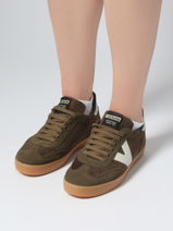 Sneakers Berlin Uit Leder Victoria Wit women 1126220-vue-porte